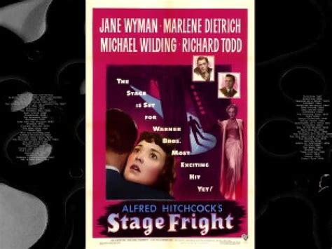 Stage Fright02 Alfred Hitchcock Posters Classic Movies Stage Fright