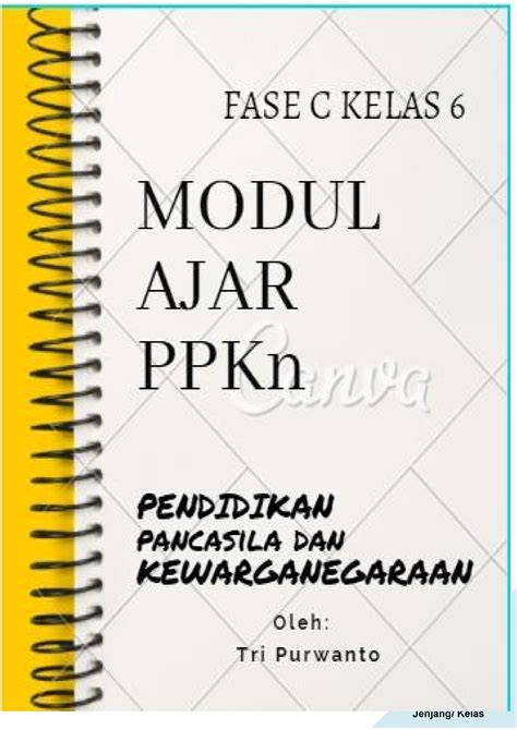 Modifikasi Ma Modul Ajar 1 Judul Perangkat Modul Ajar Ppkn Face C