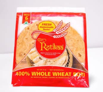 Whole Wheat Roti Rotikaa Foods