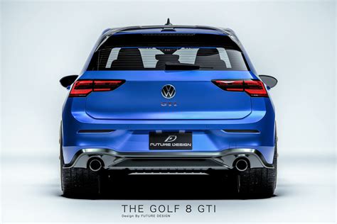 Golf Mk8 Gti Future Design Carbon Roof Spoiler Future Design Styles