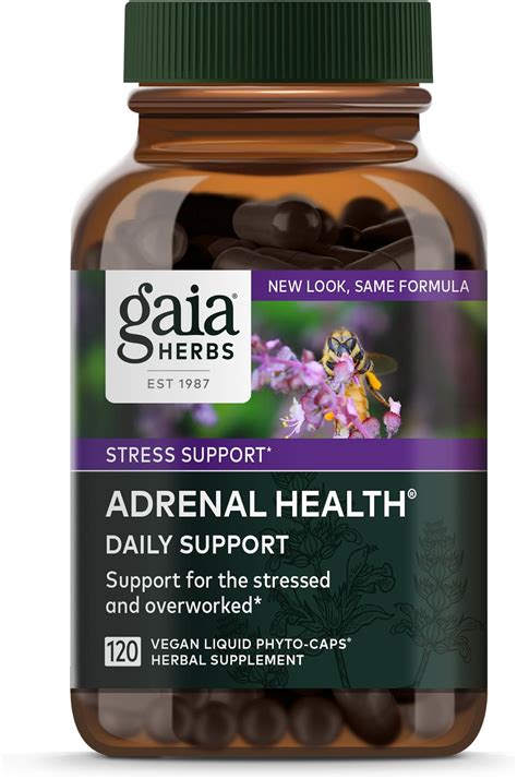 Gaia Herbs Adrenal Health Daily Support With Ashwagandha