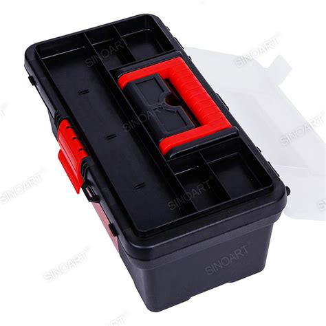 Custom 32x18xx13cm Art Tool Box Removable Tray Lockable With Handle