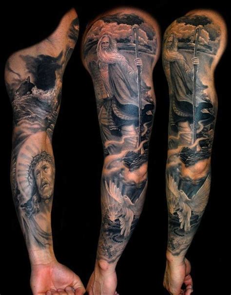 Full Sleeve Tattoos Tattoo Sleeve Designs Tattoo Designs Men Leg