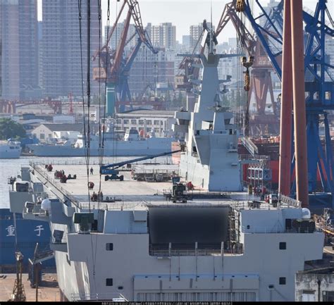 China Launches 1st Type 075 Lhd For Plan Naval News