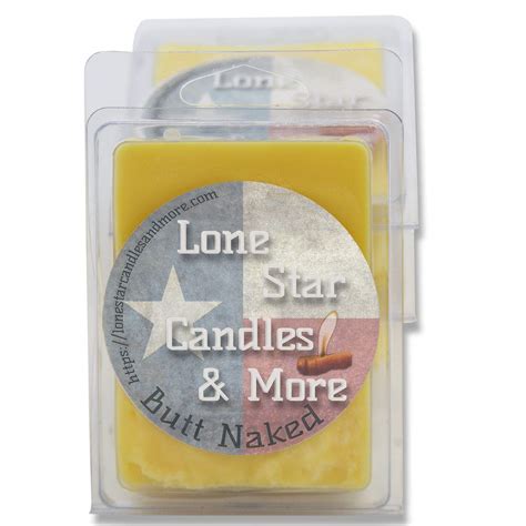 Amazon Butt Naked Strongly Scented Lone Star Candles More S 2 Pack Of Premium Hand