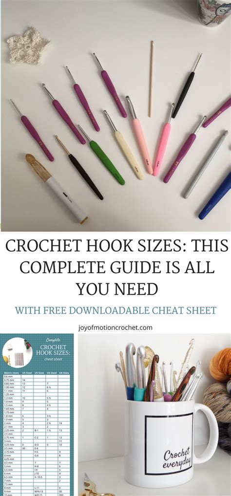 Crochet Hook Size Guide Artofit