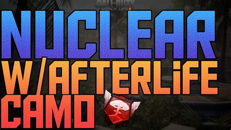 BO2 Nuclear W Afterlife Camo Grazie 500 600 Iscritti YouTube