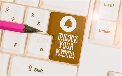 Conceptual Hand Writing Showing Unlock Your Potential Business Photo