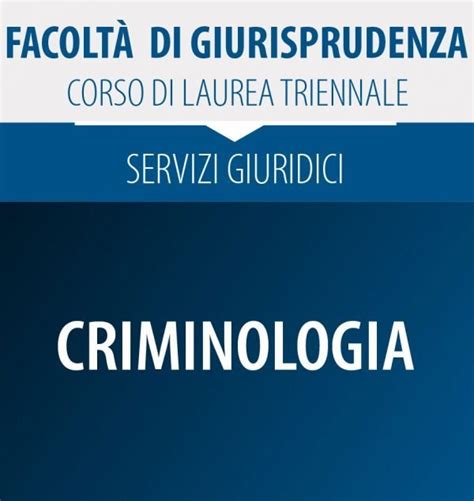 Criminologia Ateneo Etneo Istituto Di Formazione