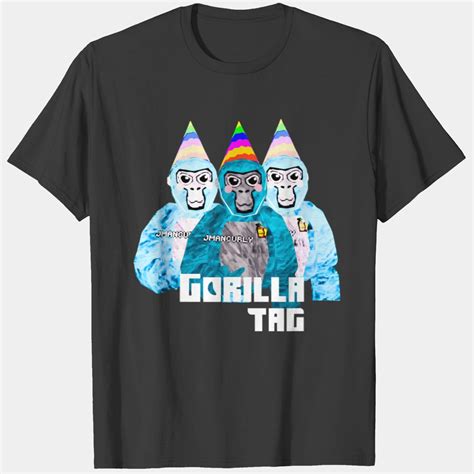 Gorilla Tag Jmancurly Merch For Boys Vr Gaming Boys Teens T-Shirts ...