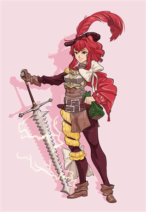 Anna Fire Emblem Mercenary Redesign By Lucky Trident On Deviantart