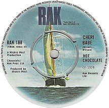 45cat Hot Chocolate Cheri Babe Sexy Lady RAK UK RAK 188