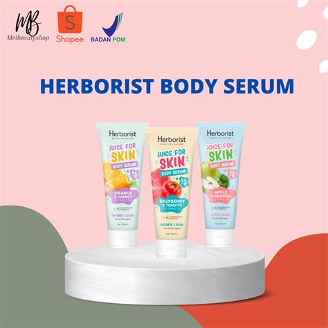 Jual Herborist Juice For Skin Body Serum Shopee Indonesia