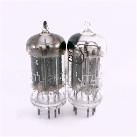 2 X 26Z5W TUNG SOL TUBE 1950s PROD BLACK PLATES DUAL GETTER PAIR