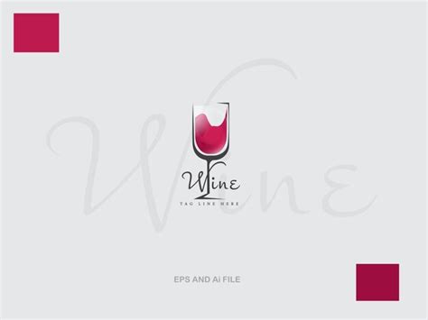 Premium Vector Vintage Wine Glass Logo Design