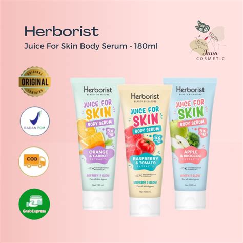 Jual Herborist Juice For Skin Body Serum Ml Shopee Indonesia