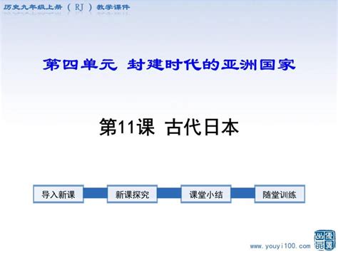 人教部编版九年级上册第11课 古代日本课堂教学ppt课件 教习网课件下载