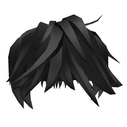 Black Messy Hair Roblox