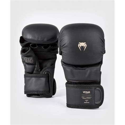 Venum Rękawice sparingowe do MMA Impact Evo Black Black sklep MMAniak pl