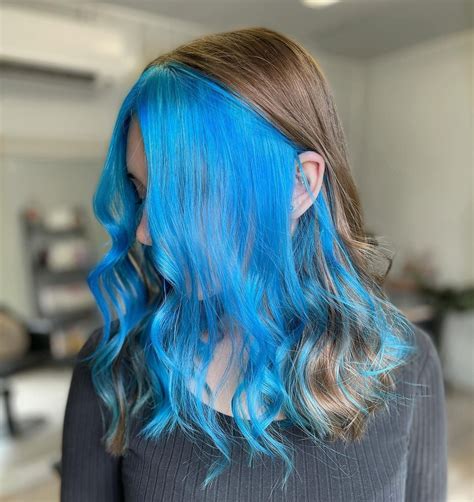 Pin By Cris De Quiroga Tello On Blue Emo Hair Color Hair Inspo Color Hair Color Underneath