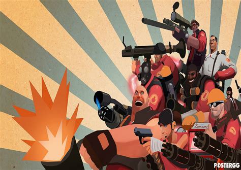 Team Fortress 2 Poster Çeşitleri Postergg