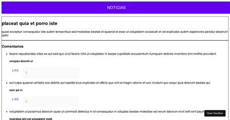 Evaluación Lit Element Codesandbox