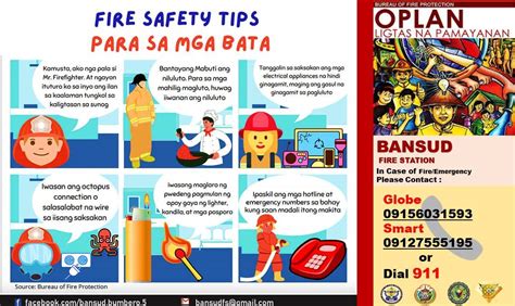 tuesday june   fire safety tips  sa mga bata bfp mimaropa