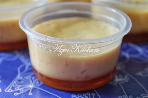 Puding Karamel Kegemaran Azie Kitchen