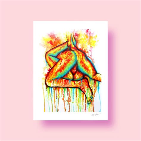 Holy Fuck Erotic Art GICLÉE Print Illustration Wall Art Poster Home