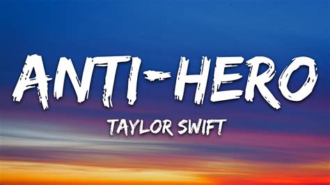 Taylor Swift - Anti-Hero (Lyrics) Chords - Chordify