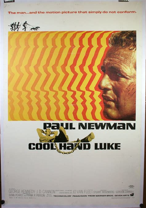 COOL HAND LUKE. Original Poster starring Paul Newman.