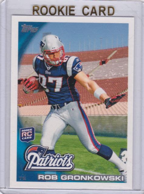 Rob GRONKOWSKI ROOKIE CARD 2010 Topps RC Mint New England Patriots 87