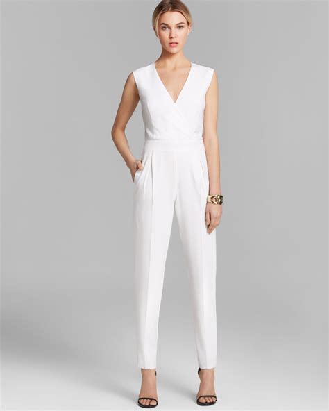 Trina Turk Jumpsuit Lindsay Pleated In White Lyst