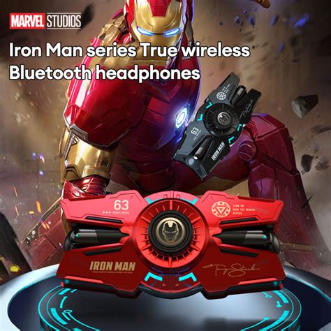 Marvel EJ 300Pro IronMan TWS Gamer Earbuds Noise Cancelling Bluetooth