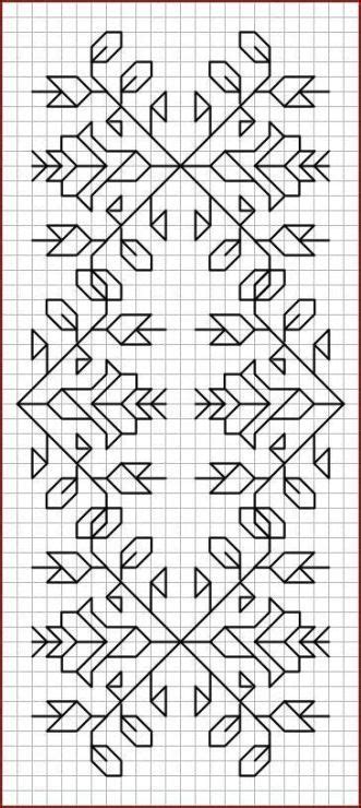 Sugarplum February 2011 D79 Blackwork Embroidery Patterns Blackwork