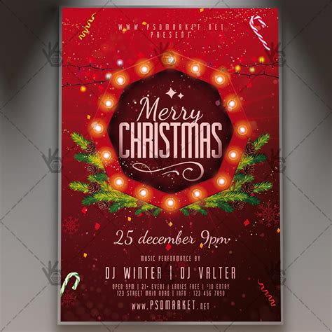 Christmas Night - Winter Flyer PSD Template | PSDmarket