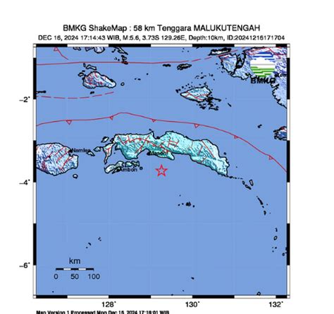 Breaking News Gempa Besar M Guncang Maluku Tengah Okezone Nasional