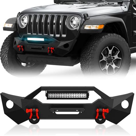 Amazon Tioyar Stubby Front Bumper Compatible With Jeep