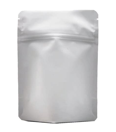 Plain Black/White 4″x5″ Mylar Bag - GardaPack