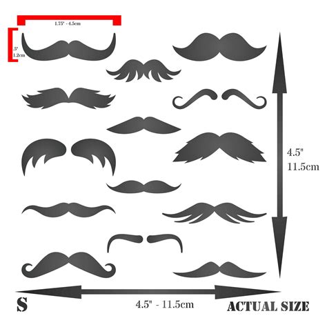 Mustache Template Printable