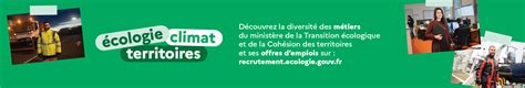 Le ministère de la Transition écologique et de la Cohésion des