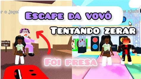 Roblox Jogando Escape Da Vov Zerando O Jogo Roblox Youtube