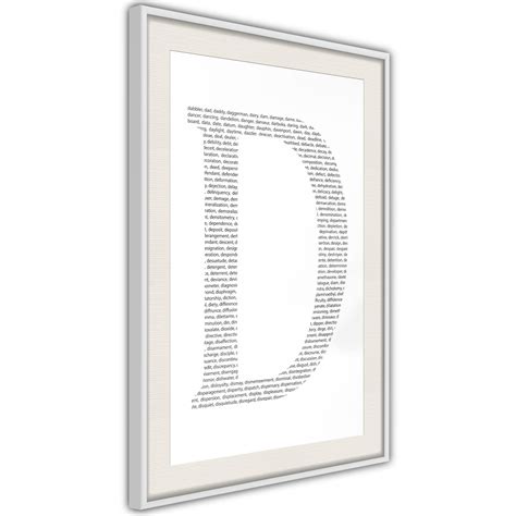 Poster Letter D Poster 40x60 Leroy Merlin