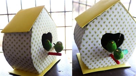 Diy Bird House Cardboard Bird House Ideas Diy Bird House Diy