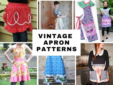 Vintage Apron Patterns Free Cute And Easy To Sew Hello Sewing