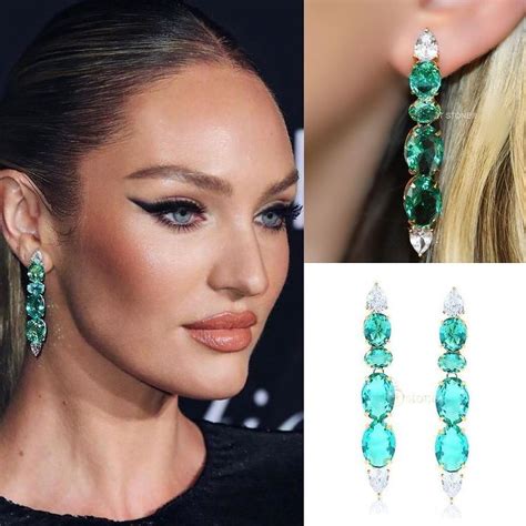 Candice Swanepoel Gota Drop Earrings Jewelry Fashion Luxury Ear