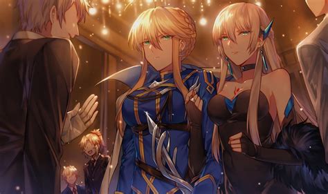 Saber Of Red Artoria Pendragon Lancer Fate Grand Order Morgan