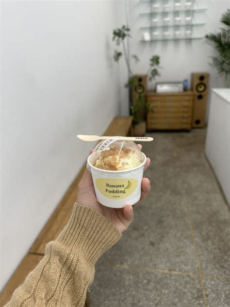 서초교대역 코어커피스탠드 Coeur Coffee Stand 바나나 푸딩과 블렌딩 커피가 일품인 곳 내돈내산 솔직후기