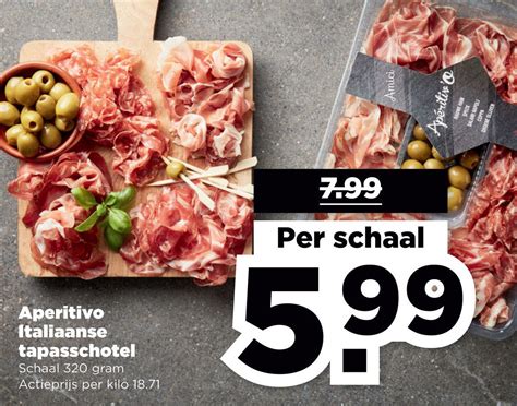 Aperitivo Italiaanse Tapasschotel Aanbieding Bij Plus