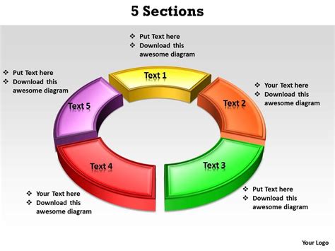 5 Sections Powerpoint Slides Templates Infographics Images 1121 Powerpoint Presentation Images